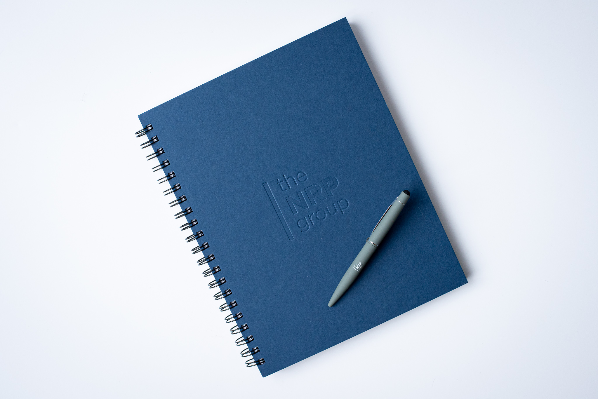branded notebook